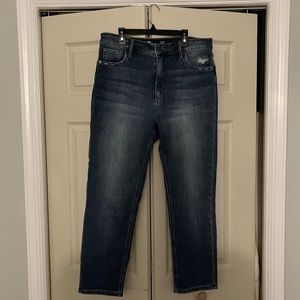 Kut From the Kloth, Naomi Fab Ab Crop Straight, size 10, very good condition